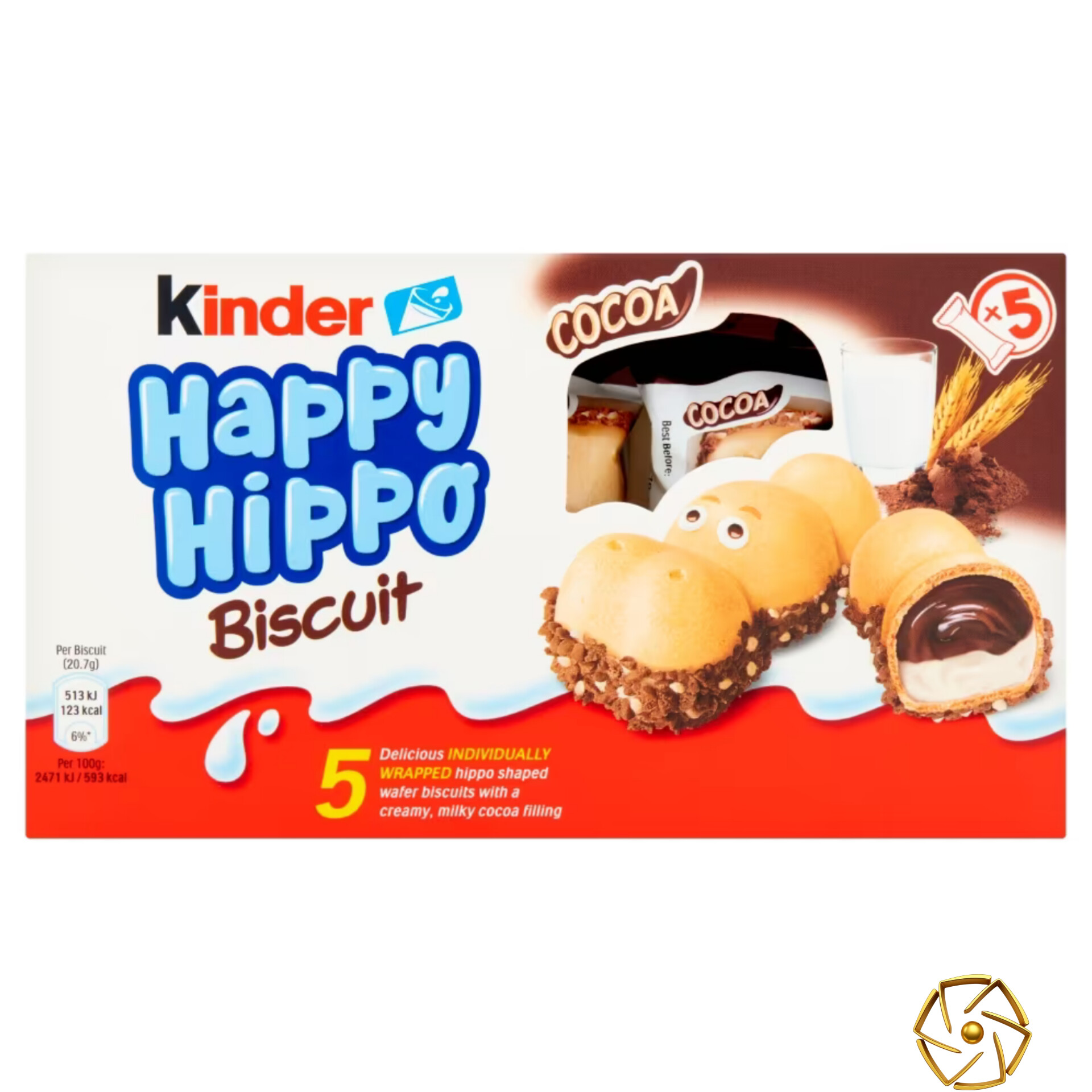 شکلات Kinder Happy Hippo (بسته ۵ عددی)